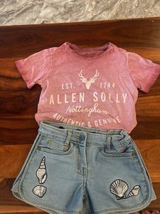 Allen Solly Graphic T-Shirt and shorts set