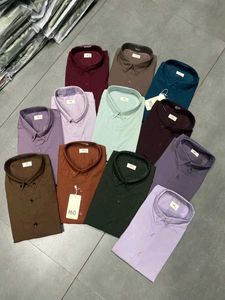 Men's Solid Blue Button-Down Shirt