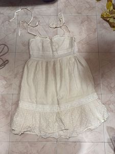 Chic White Eyelet Sundress