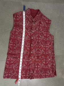 Men's Embroidered Nehru Jacket