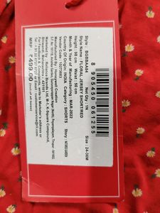 Hamley Red Polka Dot Ruffle Shorts.......
