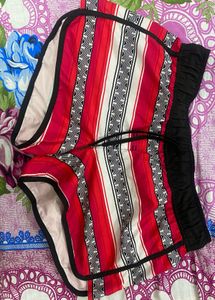 Vibrant Striped Athletic Shorts