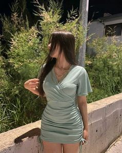 Chic Ruched Mini Dress