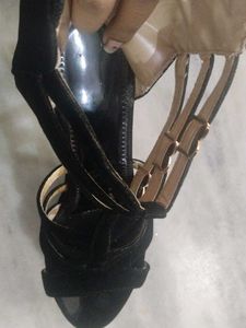 Stylish Black platform Heels Sandals