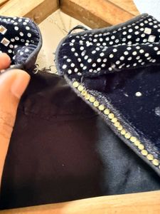 Stylish Black Ready to wear Saree Type Lehenga