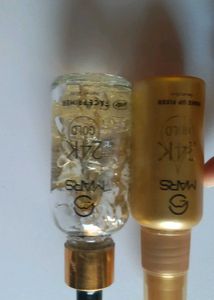 MARS 24K Gold Face Primer &amp; Make Up Fixer Combo ✨