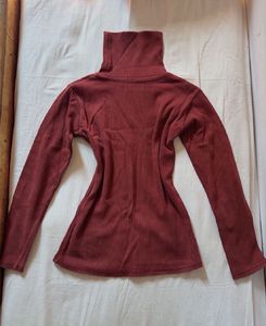 Cozy Mock Neck Long Sleeve Top