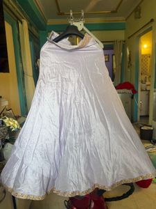 Elegant Lavender Lehenga Skirt