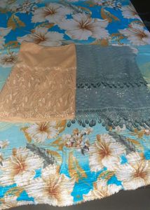 combo new  stole or hijab golden and grey