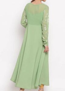 Elegant Pastel Green Kurta Set + Free Gift