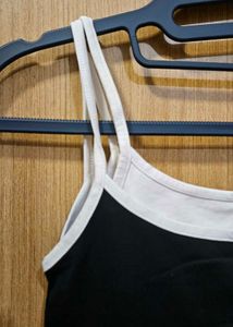 Black &amp; White Tank Top