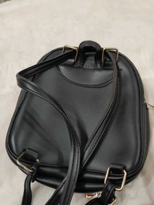 Chic Black Mini Backpack