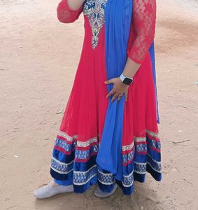 Anarkali Suit Without Legging