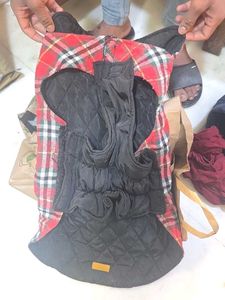 Red Plaid Pet Coat for dogs
