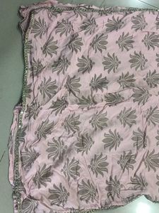 Pink Floral Print Kurta