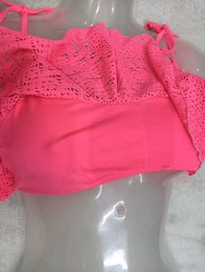 Pink Lace Bikini 32💙Top