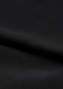 Midnight Elegance Black Embellished Cape Sleeve