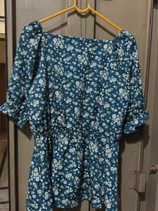 Trendy Brand new: Green Peplum top for women/Girls