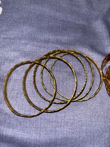 Set of Vintage Gold Bangles