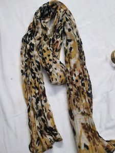 wrinkled cotton scarf