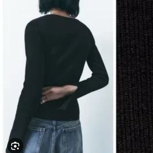 Zara Fitted Knit Top