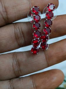 AD Ruby Sleek Necklace