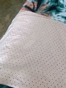 Elegant Pink Eyelet Blouse