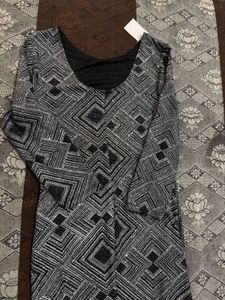 Bodycon midi shimmer Sleeve Dress