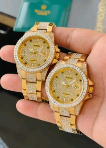 Rolex Sparkling Gold-Tone Watch
