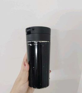 Stylish Black Travel Coffee Mug