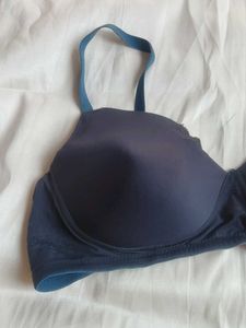 Comfortable neavy blue Bra