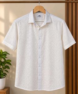 Men's Textured Short Sleeve Shirt