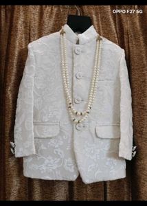 34. Elegant White Ethnic Jacket
