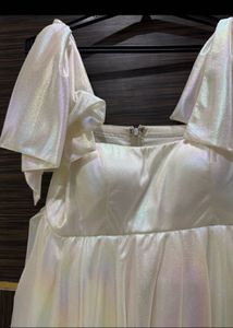 Sparkling White Mini Dress