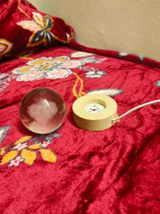 Enchanting Crystal Heart Orb Lamp