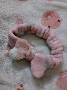 Cute Plush Headband with Bow