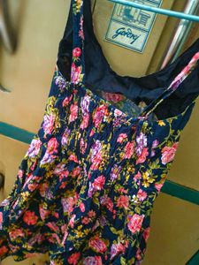 Floral Print A-Line Dress