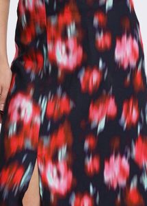 Stylish Floral Print Midi Skirt