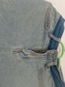 Light Wash Wide Leg Jeans