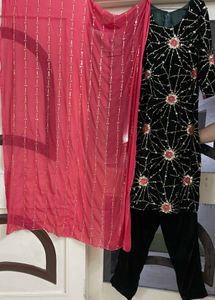 Velvet Suit With Dupatta