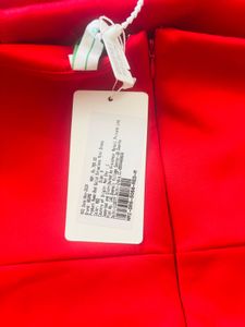 Newme Red Strapless Dress