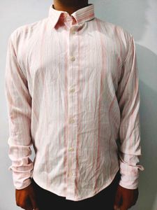 Striped Pink Casual Shirt