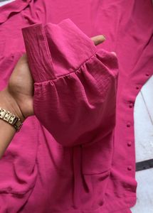 Pink Shirt style shrug