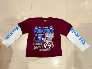 Men's Graphic Long Sleeve T-Shirt (M,L,XL)