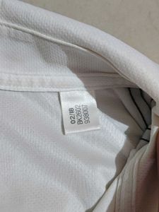 Adidas Unisex White Polo Active T-Shirt