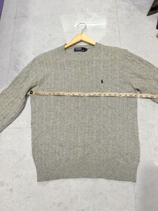 Polo Ralph Lauren Cable Knit Grey Sweater