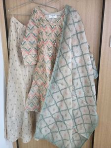 Kurti + Palazzo + Dupatta