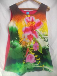 RIO Sleeveless Floral Print Dress LR-24