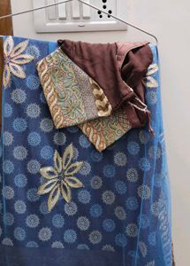 Vintage Embroidered Fabric