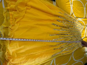 Stunning Yellow &amp; Teal Lehenga Choli Set